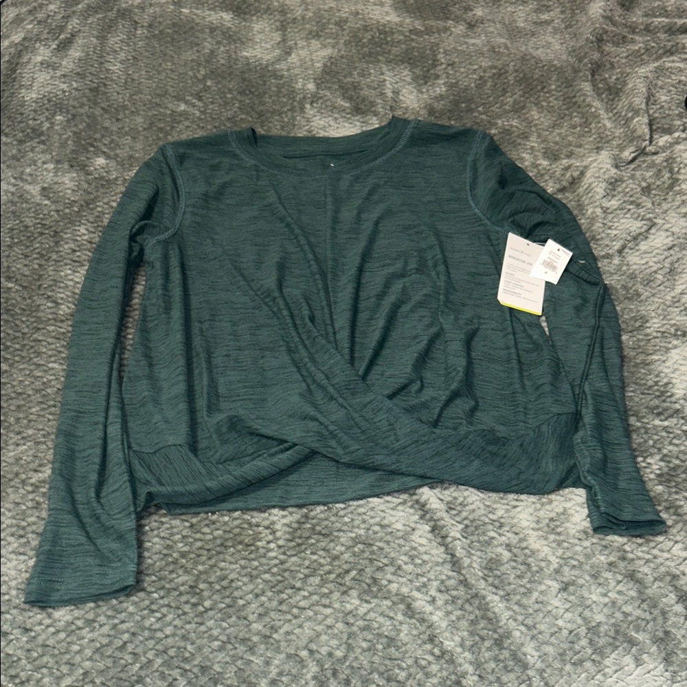 Old Navy Teal Long Sleeve active top